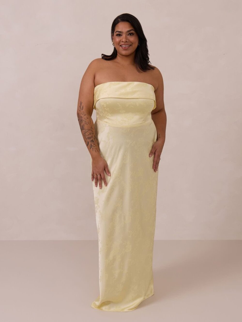 Parker & Fifth Women's Devon Dress Strapless Butter Jacquard Size Large NWT